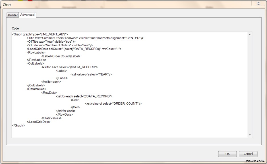 ใช้ XML Publisher เพื่อแสดงแผนภูมิ 