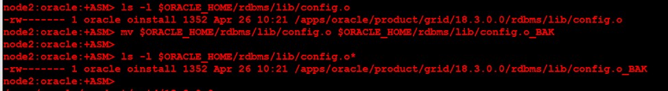 เชื่อมโยงโครงสร้างพื้นฐานกริด Oracle v18c อีกครั้งสำหรับคลัสเตอร์และไบนารีฐานข้อมูล 