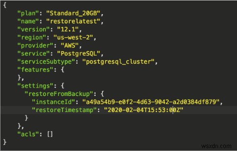 วิธีคืนค่าข้อมูลสำรอง Postgres ใน ObjectRocket 