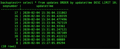 วิธีคืนค่าข้อมูลสำรอง Postgres ใน ObjectRocket 