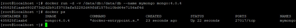 ปรับใช้ MongoDB เป็นคอนเทนเนอร์ Docker 