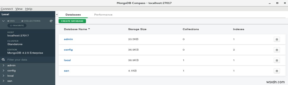 แนะนำ MongoDB Compass 