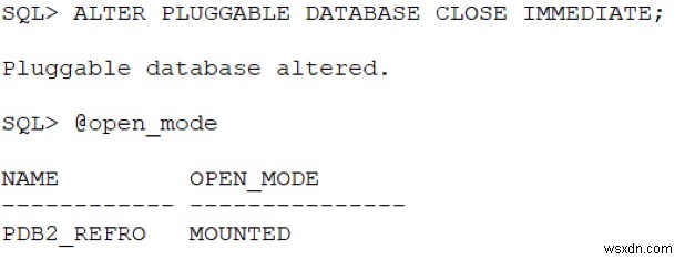 ใช้คุณสมบัติโคลนที่รีเฟรชได้ของ Oracle Database—ส่วนที่สอง:การสาธิต 