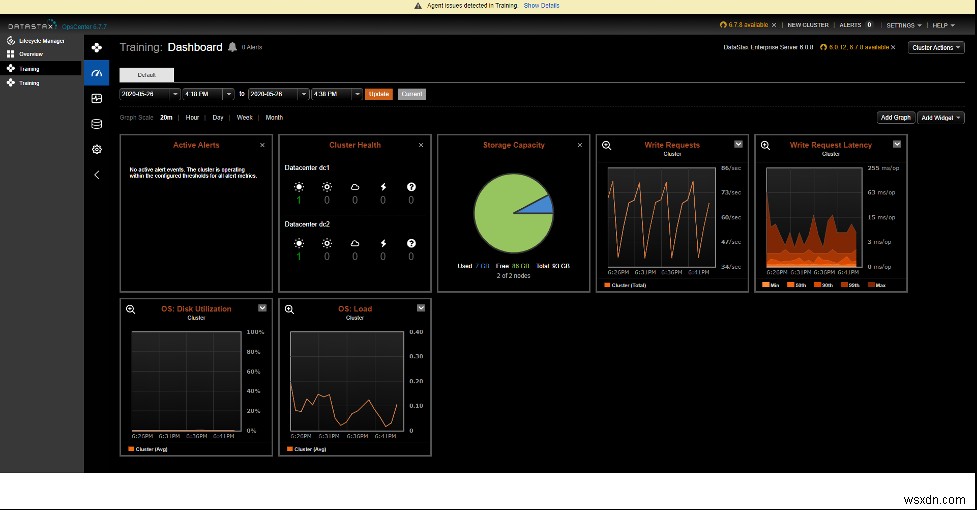 ตั้งค่า DataStax Enterprise OpsCenter 