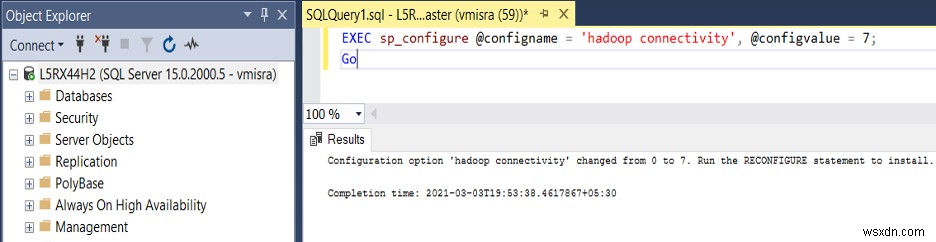 แพลตฟอร์มข้อมูลแบบรวมศูนย์และการจำลองเสมือนข้อมูลผ่าน PolyBase:ตอนที่สอง 