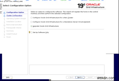 อัปเกรด Oracle Grid จาก 12c เป็น 19c 