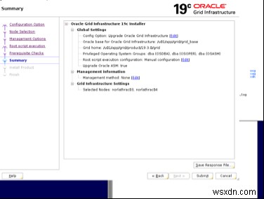 อัปเกรด Oracle Grid จาก 12c เป็น 19c 