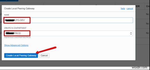 สร้างการเข้าถึง SFTP ระหว่างโฮสต์ใน Virtual Cloud Networks ต่างๆ 