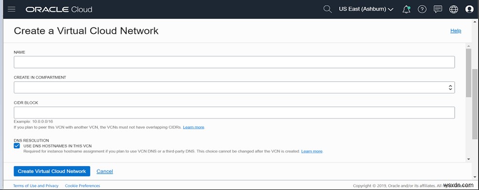 สร้างฐานข้อมูล Oracle (DBaaS) ในระบบคลาวด์ 