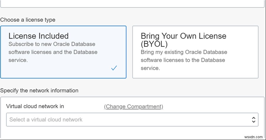 สร้างฐานข้อมูล Oracle (DBaaS) ในระบบคลาวด์ 