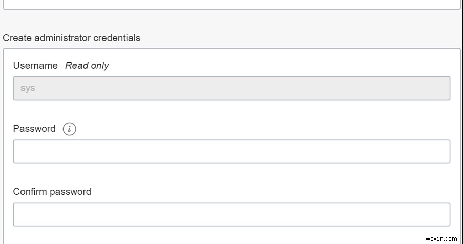 สร้างฐานข้อมูล Oracle (DBaaS) ในระบบคลาวด์ 