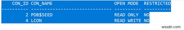 การโคลนฐานข้อมูลโดยใช้คำสั่ง DBCA ใน Oracle 19c 