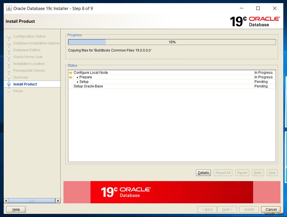 ติดตั้ง Oracle 19c สำหรับ Windows—ตอนที่หนึ่ง 
