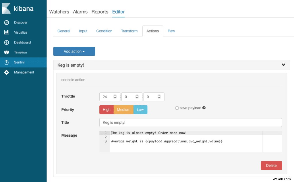 กาแฟสกัดเย็นจะไม่มีวันหมดอีกต่อไปด้วยการแจ้งเตือนของ Elasticsearch 