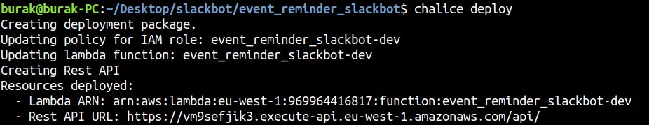 Slackbot วันเกิดแบบไร้เซิร์ฟเวอร์พร้อม AWS Chalice และ Upstash Redis 