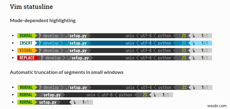 Powerline – เพิ่ม Statuslines ที่ทรงพลังและพร้อมท์ให้กับ Vim Editor และ Bash Terminal 