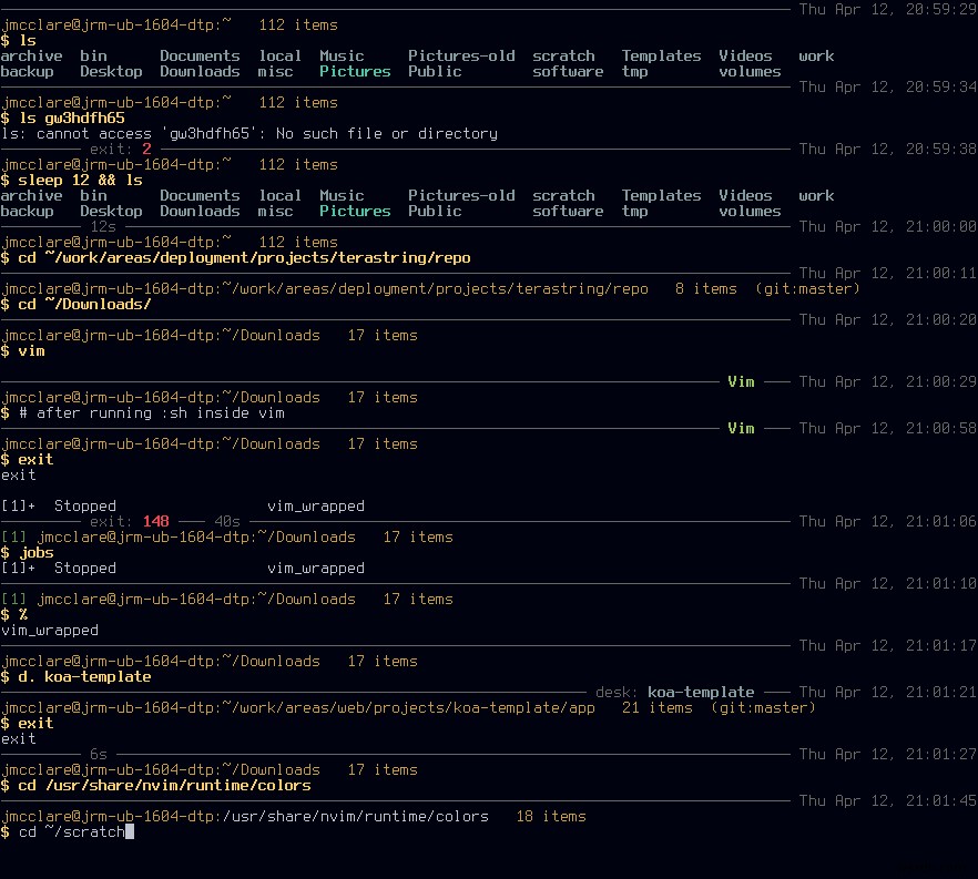 jm-shell – Bash Shell ที่ให้ข้อมูลและปรับแต่งได้สูง 