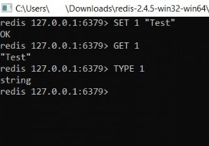 Redis TYPE – วิธีรับประเภทข้อมูลของที่เก็บค่าในคีย์ 