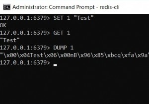 Redis DUMP – วิธีรับค่าซีเรียลไลซ์ของคีย์ใน redis 
