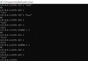 วิธีเปลี่ยนชื่อคีย์ในที่เก็บข้อมูล redis – Redis RENAME | RENAMENX 