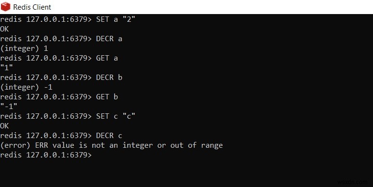 วิธีลดค่าจำนวนเต็มใน redis – Redis DECR | DECRBY 