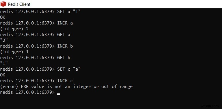 วิธีเพิ่มค่าจำนวนเต็มใน redis – Redis INCR | INCRBY 