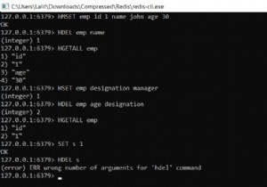 Redis HDEL – วิธีลบฟิลด์จากค่าแฮชใน redis datastore 