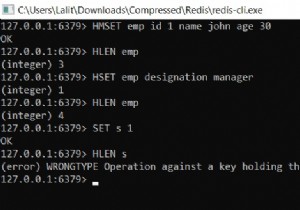 Redis HLEN – วิธีรับจำนวนฟิลด์ที่มีอยู่ในค่าแฮช 