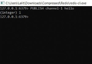 Redis PUBLISH – วิธีเผยแพร่ข้อความใน redis pub/sub 