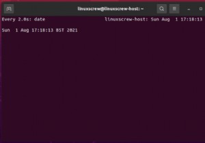 วิธีใช้คำสั่งนาฬิกาใน Linux พร้อมตัวอย่าง 