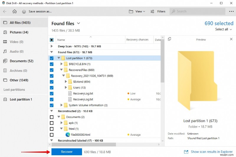 วิธีการกู้คืนพาร์ติชัน NTFS โดยไม่สูญเสียข้อมูล