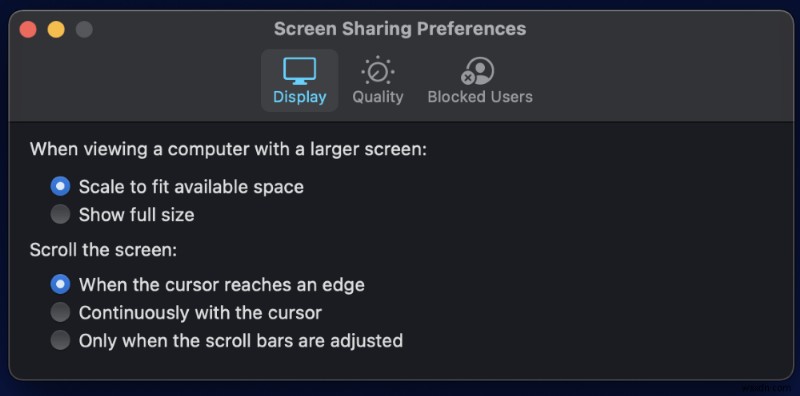 วิธีการแชร์หน้าจอบน MacBook Pro