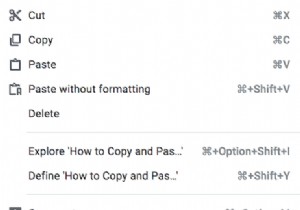 วิธีการคัดลอกและวางบน MacBook Pro