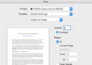 วิธีการพิมพ์บน MacBook