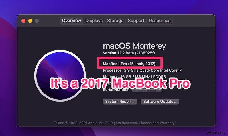 วิธีค้นหาว่า MacBook Pro ของคุณผลิตในปีใด
