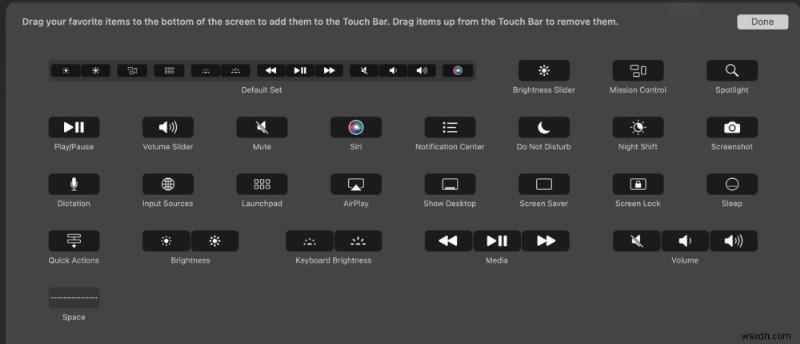 วิธีปรับแต่ง Touch Bar บน MacBook Pro