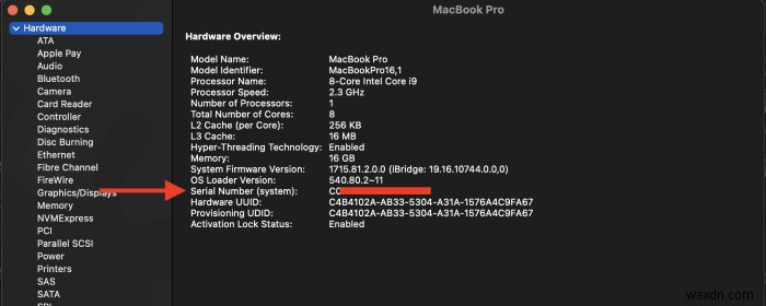 5 วิธีในการค้นหาหมายเลขซีเรียลของ MacBook Pro