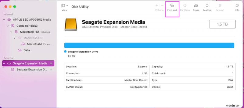 วิธีแก้ไขไดรฟ์ภายนอกของ Seagate ไม่แสดงบน Mac