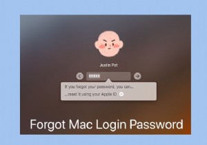 ลืมรหัสผ่าน Mac Air หรือไม่ นี่คือวิธีการกู้คืน/รีเซ็ตรหัสผ่าน Mac
