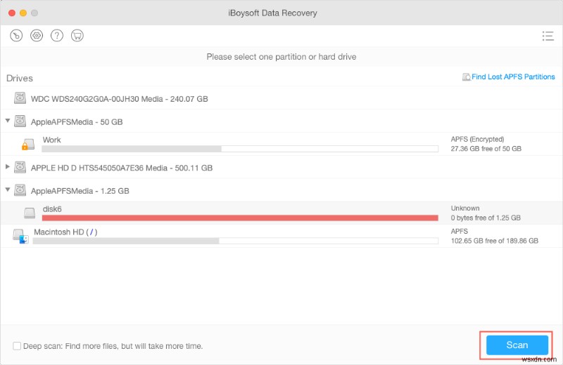 วิธีการลบพาร์ติชัน APFS คอนเทนเนอร์ ปริมาณบน Mac โดยไม่สูญเสียข้อมูล?