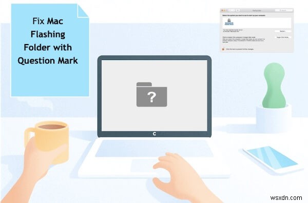 วิธีแก้ไขโฟลเดอร์ที่มีเครื่องหมายคำถามบน Mac (MacBook) โดยไม่ต้องใช้ซีดี