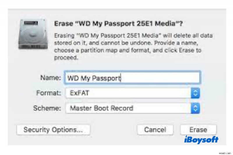 วิธีการแก้ไขปัญหา WD My Passport ที่เสียหายหรืออ่านไม่ได้บน Mac?