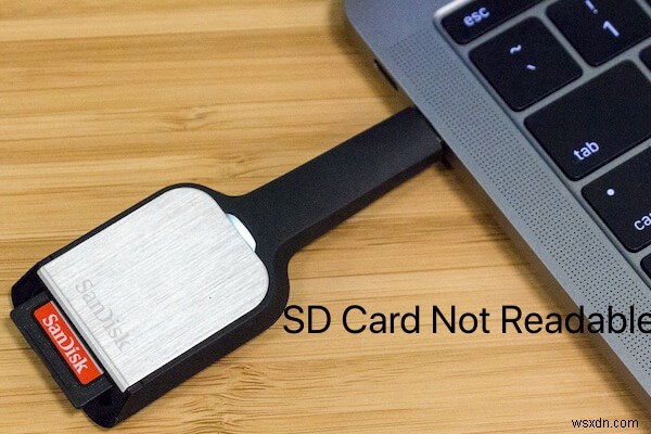 วิธีแก้ไขการ์ด SD ที่ Mac ไม่สามารถอ่านได้