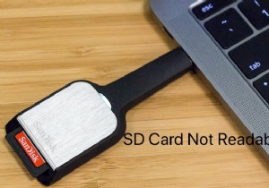 วิธีแก้ไขการ์ด SD ที่ Mac ไม่สามารถอ่านได้