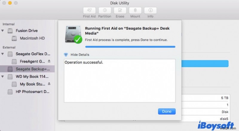 วิธีแก้ไข Seagate Backup Plus Drive ไม่เมานท์/ทำงานบน Mac?