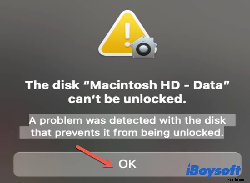 วิธีการแก้ไขดิสก์ Macintosh HD ไม่สามารถปลดล็อกได้