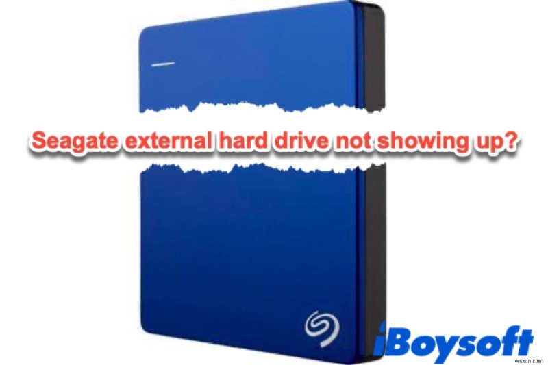 Seagate External Hard Drive ไม่รู้จักบน Mac (รวมถึง macOS Monterey Fix)