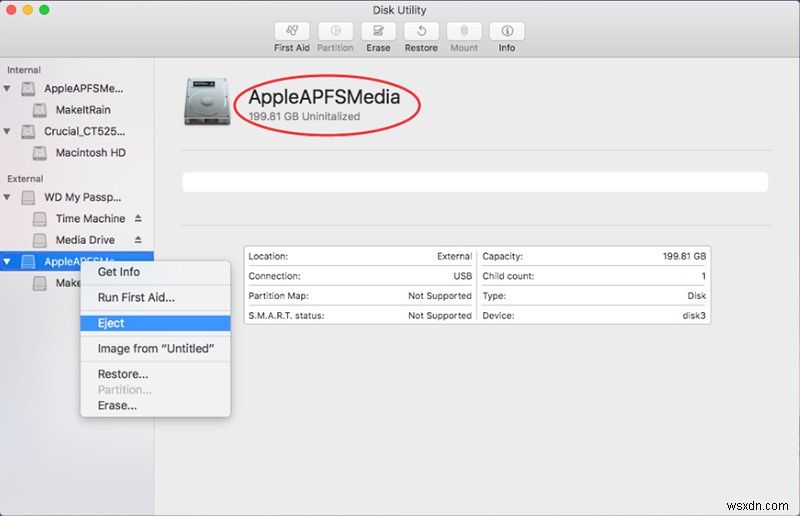 AppleAPFSMedia ไม่ได้กำหนดค่าเริ่มต้น วิธีการกู้คืนข้อมูลที่สูญหาย