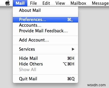 แอป Apple Mail ไม่สามารถเชื่อมต่อกับ Gmail