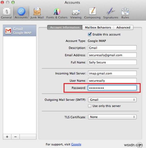 แอป Apple Mail ไม่สามารถเชื่อมต่อกับ Gmail